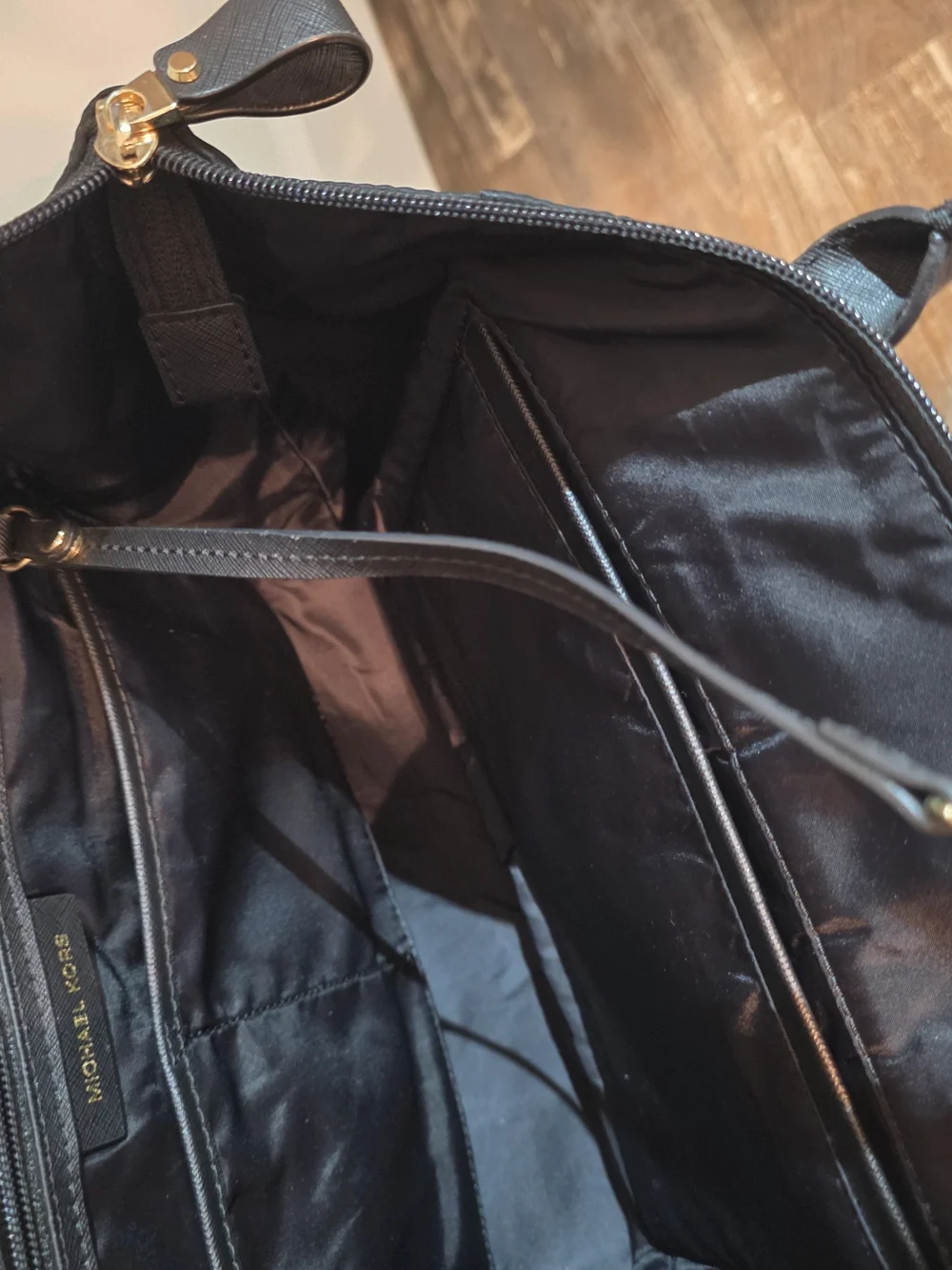 Michael Kors Black Nylon Tote Bag